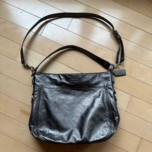 Authentic Coach metallic purse